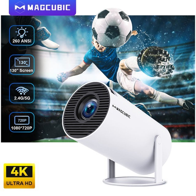 5G 4K Projector Smart HD LED Wifi Bluetooth HDMI USB Android Office Home Theater